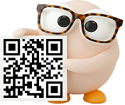 QR 코드와 캐릭터 아이콘